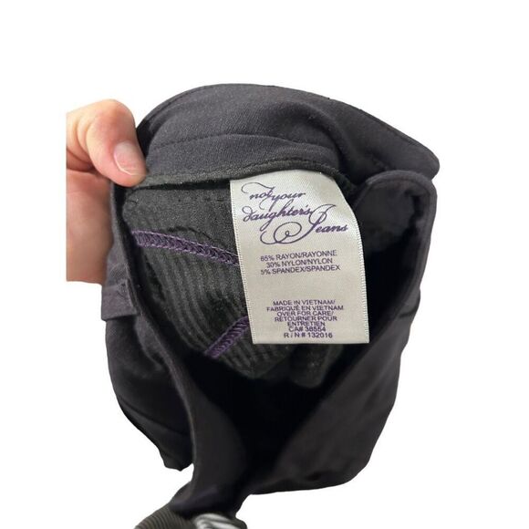 NYDJ Not Your Daughters Jeans Black Professional Dress Pants size 4 Classic Prep - Picture 8 of 13